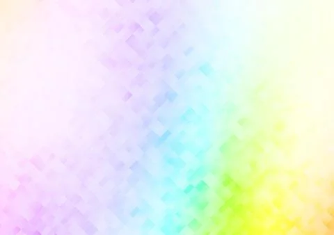 Light Multicolor, Rainbow vector cover in polygonal style. Stock Illustration