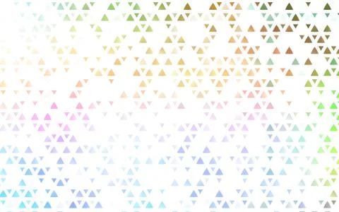 Light Multicolor, Rainbow vector cover in polygonal style. 스톡 일러스트