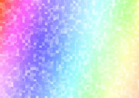 Light Multicolor, Rainbow vector cover in polygonal style. Stock Illustration