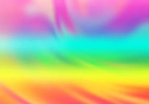 Light Multicolor, Rainbow vector glossy bokeh pattern. Stock Illustration