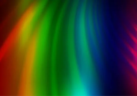 Light Multicolor, Rainbow vector glossy bokeh pattern. イラスト素材