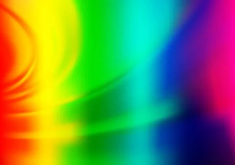Light Multicolor, Rainbow vector glossy bokeh pattern. Stock Illustration