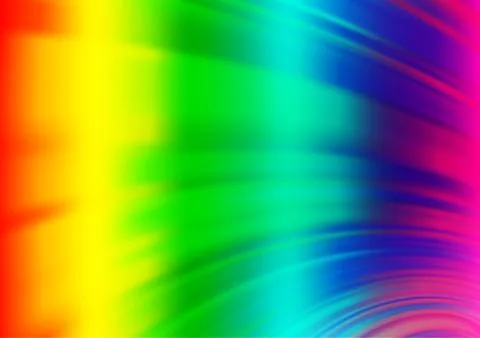 Light Multicolor, Rainbow vector glossy abstract template. Stock Illustration