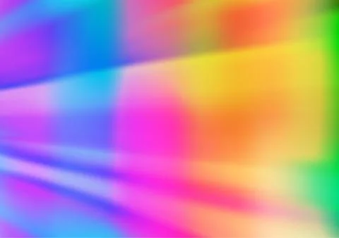 Light Multicolor, Rainbow vector glossy bokeh pattern. Stock Illustration