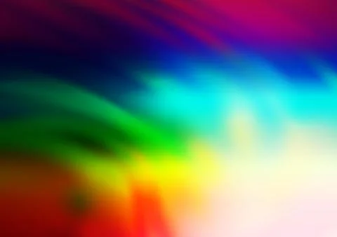 Light Multicolor, Rainbow vector glossy bokeh pattern. Illustrazione stock