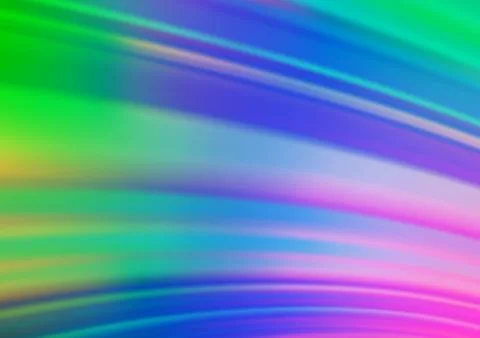 Light Multicolor, Rainbow vector glossy bokeh pattern. Stock Illustration