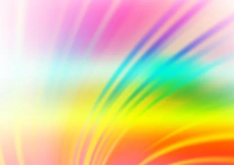 Light Multicolor, Rainbow vector glossy bokeh pattern. Stock Illustration