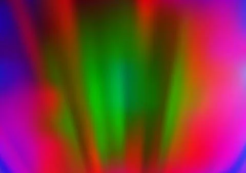 Light Multicolor, Rainbow vector glossy abstract template. Stock Illustration