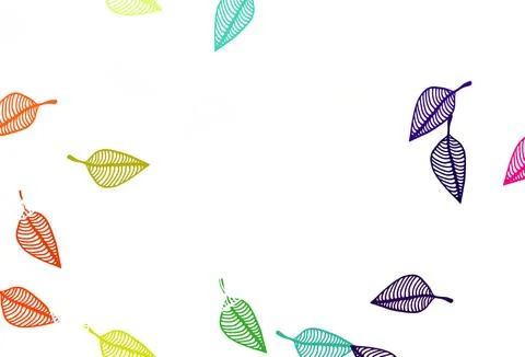 Light Multicolor, Rainbow vector hand painted pattern. Stock Illustration