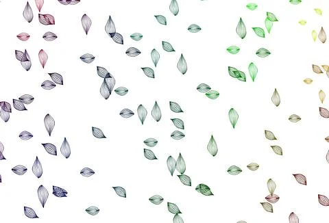 Light Multicolor, Rainbow vector hand painted pattern. Stock Illustration