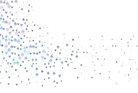 Light Multicolor, Rainbow vector layout with elements of cards. Stockillustratie