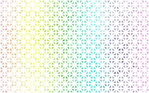 Light Multicolor, Rainbow vector layout with lines, triangles. 스톡 일러스트