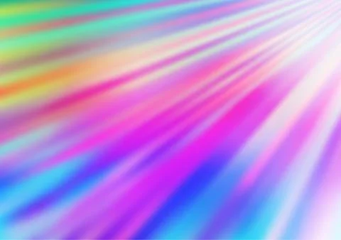 Light Multicolor, Rainbow vector layout with flat lines. Stock Illustration