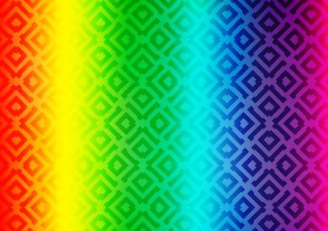 Light Multicolor, Rainbow vector layout with lines, rectangle. Stock Illustration