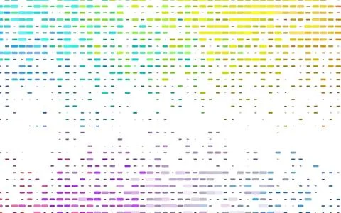 Light Multicolor, Rainbow vector layout with flat lines. Stock Illustration