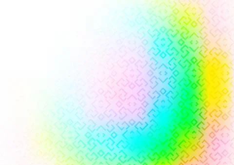 Light Multicolor, Rainbow vector layout with flat lines. Stock Illustration