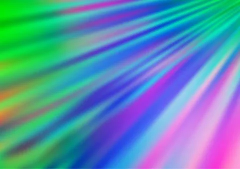 Light Multicolor, Rainbow vector layout with flat lines. Stock Illustration