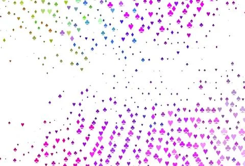 Light Multicolor, Rainbow vector layout with elements of cards. Ilustración de archivo