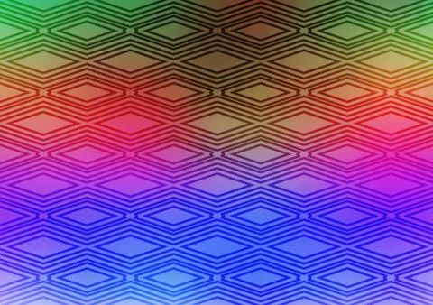 Light Multicolor, Rainbow vector layout with lines, rectangle. Illustrazione stock