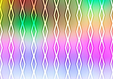 Light Multicolor, Rainbow vector layout with lines, rectangle. Stock Illustration
