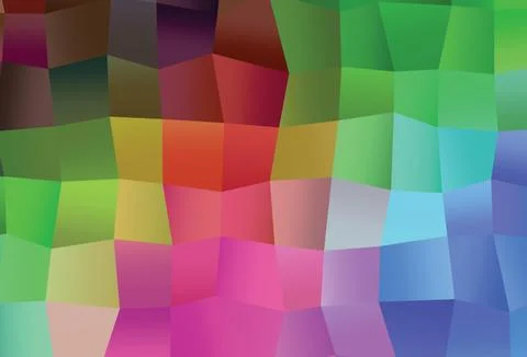 Light Multicolor, Rainbow vector layout with rectangles, squares. 스톡 일러스트