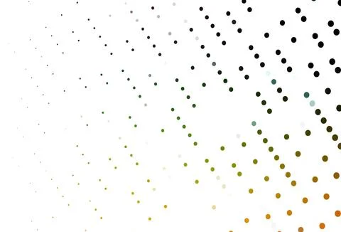 Light Multicolor, Rainbow vector layout with circle shapes. Stock Illustration
