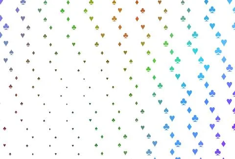 Light Multicolor, Rainbow vector layout with elements of cards. Ilustración de archivo