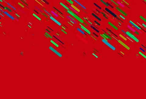 Light Multicolor, Rainbow vector layout with flat lines. Stock Illustration