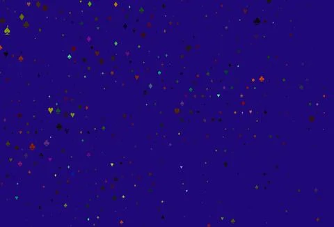 Light Multicolor, Rainbow vector layout with elements of cards. 스톡 일러스트