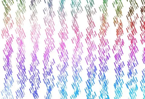 Light Multicolor, Rainbow vector layout with flat lines. Stock Illustration