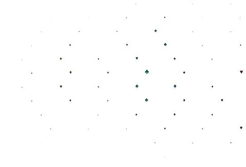 Light Multicolor, Rainbow vector layout with elements of cards. Illustrazione stock