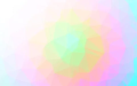 Light Multicolor, Rainbow vector low poly layout. Stock Illustration