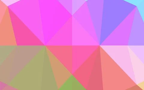 Light Multicolor, Rainbow vector low poly texture. Stock-Illustration