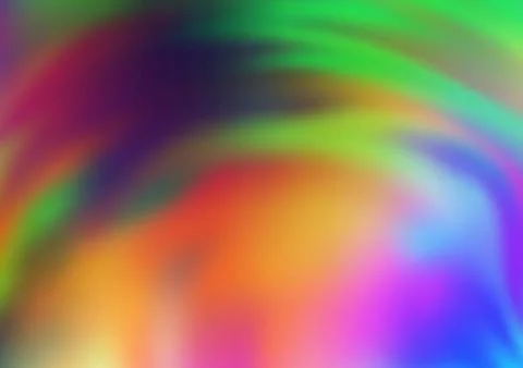 Light Multicolor, Rainbow vector modern bokeh pattern. Stock Illustration