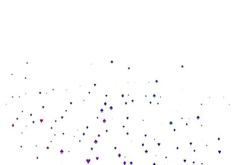 Light Multicolor, Rainbow vector pattern with symbol of cards. イラスト素材