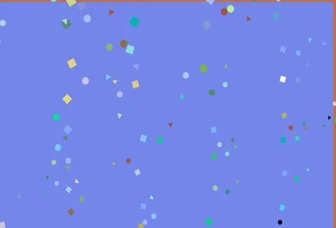 Light Multicolor, Rainbow vector pattern in polygonal style with circles. 库存插图