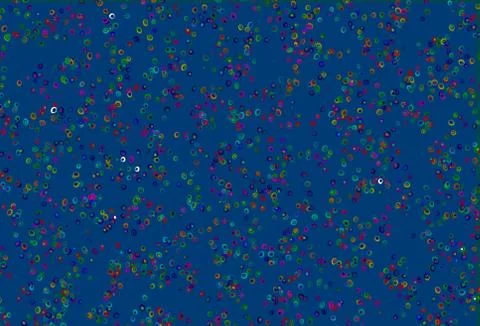 Light Multicolor, Rainbow vector pattern with spheres. 库存插图