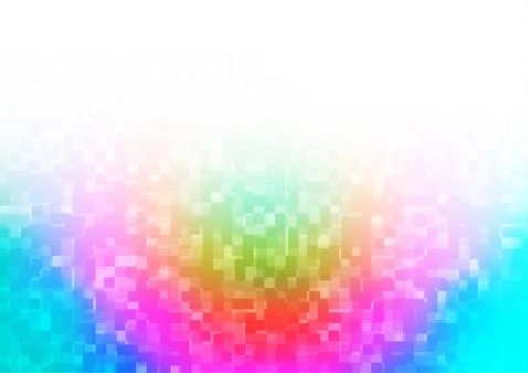 Light Multicolor, Rainbow vector pattern in square style. Illustrazione stock