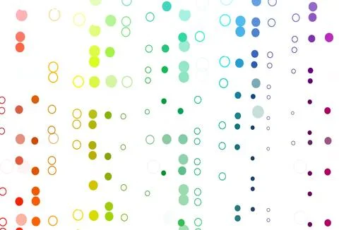 Light Multicolor, Rainbow vector pattern with spheres. 스톡 일러스트