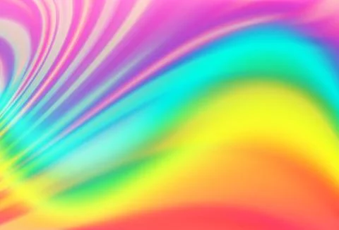 Light Multicolor, Rainbow vector pattern with liquid shapes. 스톡 일러스트