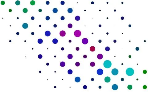 Light Multicolor, Rainbow vector pattern with spheres. Stockillustratie