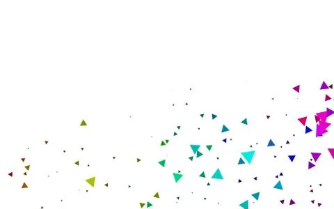 Light Multicolor, Rainbow vector pattern in polygonal style. Stockillustratie