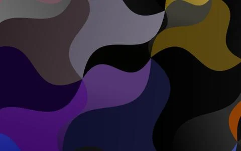 Light Multicolor, Rainbow vector pattern with lamp shapes. Stock Illustration