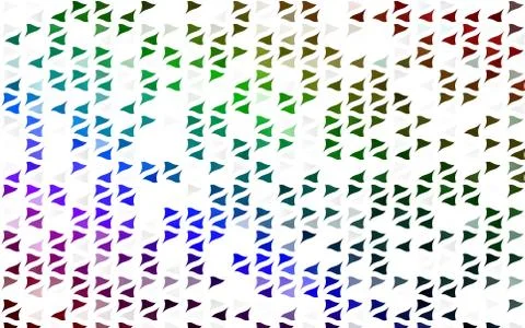 Light Multicolor, Rainbow vector pattern in polygonal style. Stockillustratie
