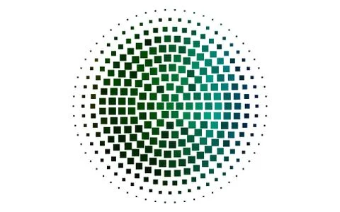 Light Multicolor, Rainbow vector pattern in square style. Illustrazione stock