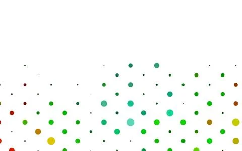 Light Multicolor, Rainbow vector pattern with spheres. Illustrazione stock