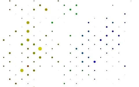 Light Multicolor, Rainbow vector pattern with spheres. イラスト素材