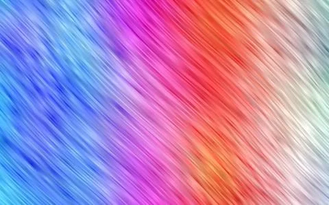 Light Multicolor, Rainbow vector pattern with bent ribbons. 스톡 일러스트