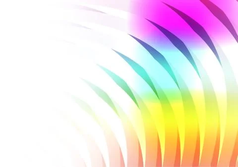 Light Multicolor, Rainbow vector pattern with narrow lines. Stockillustratie