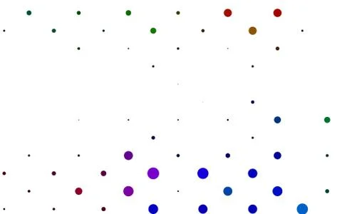 Light Multicolor, Rainbow vector pattern with spheres. 스톡 일러스트